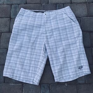 Fox Racing Mens Shorts Size 38 Flat Front White